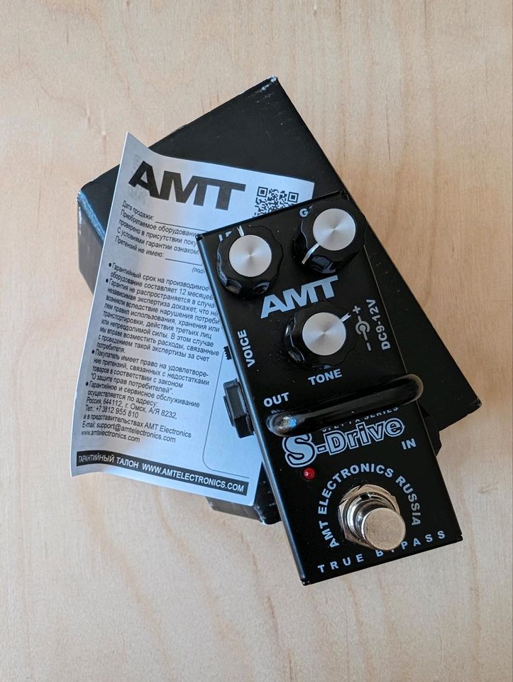 AMT S-Drive mini JFET distortion Pedal in Tübingen