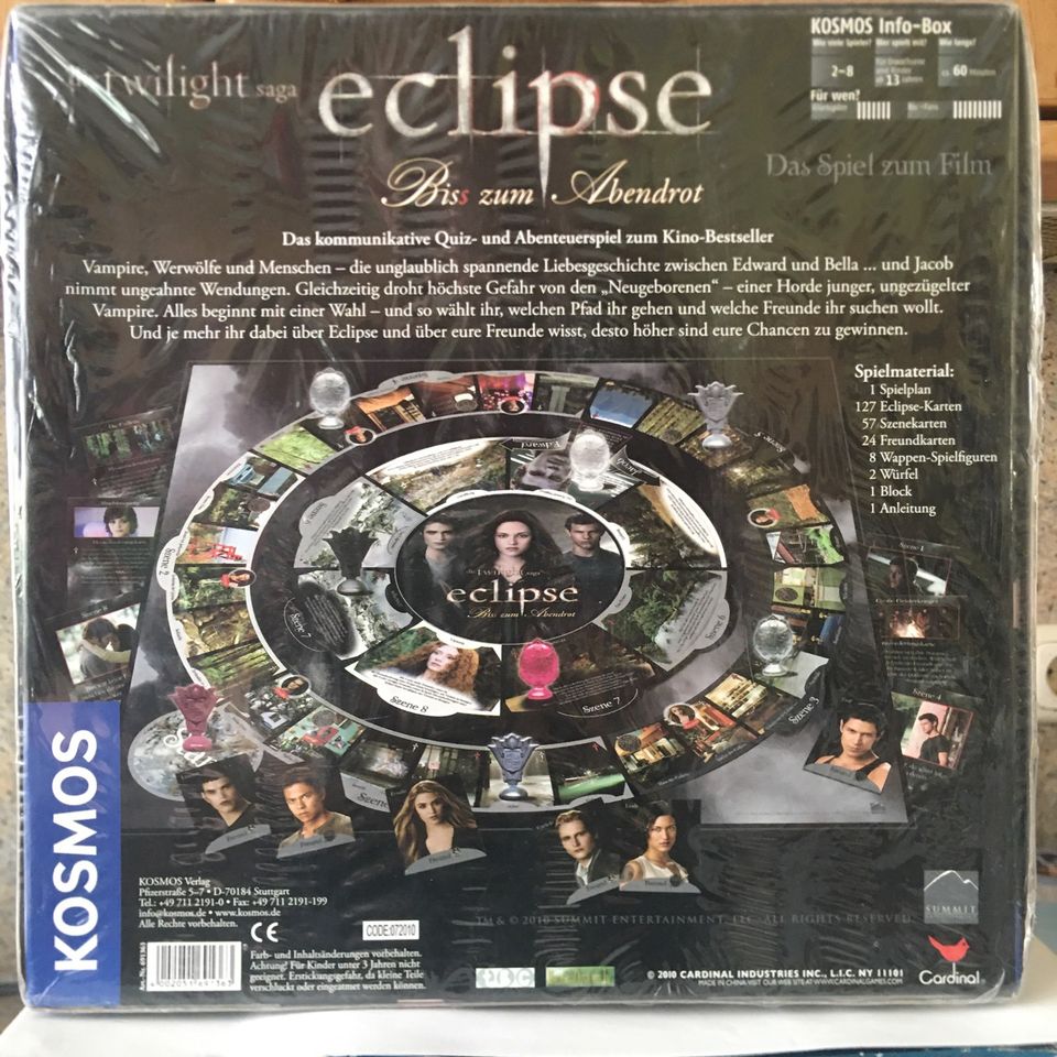 Brettspiel / Gesellschaftsspiel eclipse - Das Spiel zum Film  NEU in Fischbach (Arnsdorf)