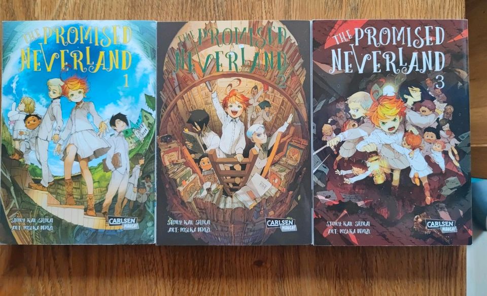 Manga#the promised neverland#Band 1-3 in Roßdorf