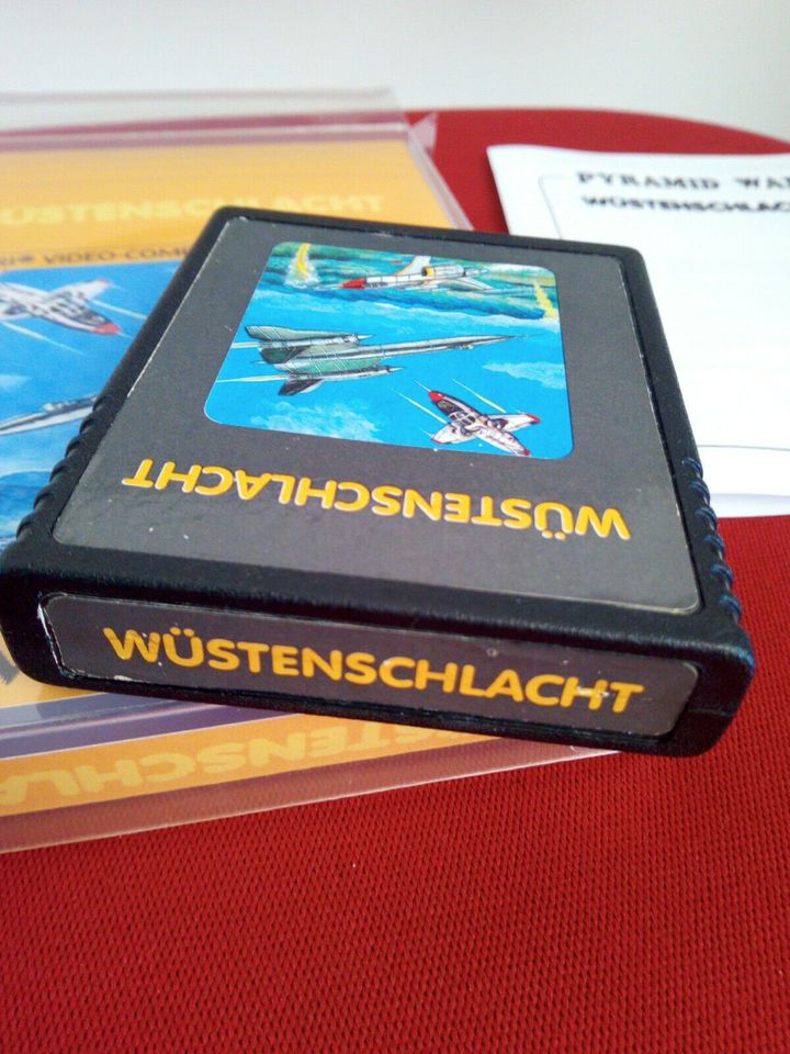 Atari 2600 Spiel Modul WÜSTENSCHLACHT inkl. Sammler-Box und Karte in Bonn