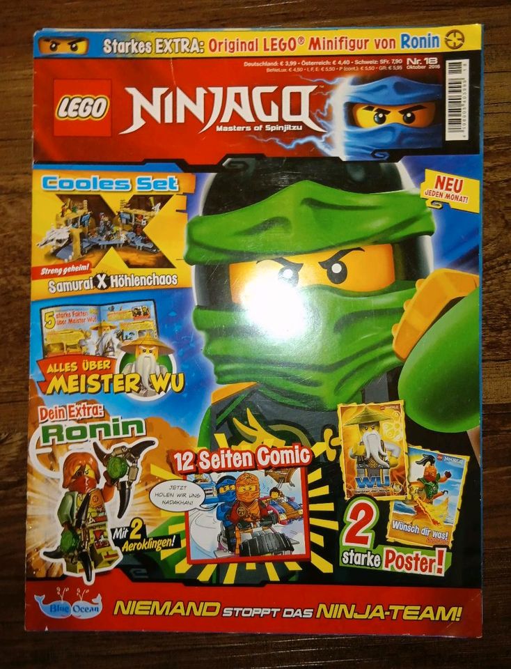 Set A 10 Hefte Lego Ninjago Nr. 17 18 19 20 21 22 23 24 25 26 in Selsingen