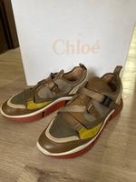 Chloé Chloe Sonnie Sneaker Taupe Khaki Beige Gr. 39 Bayern - Hebertshausen Vorschau