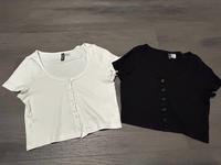 H&M Damen Shirt Gr S / 36 schwarz weiß Niedersachsen - Edewecht Vorschau