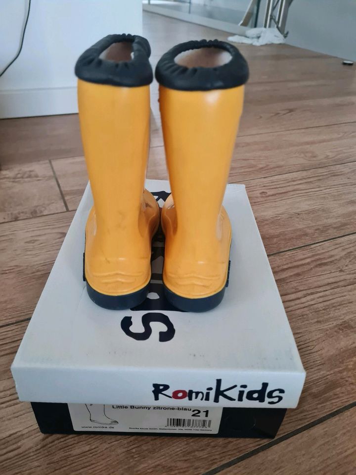 Romi Kids Gummistiefel gelb Gr 23 in Dreieich