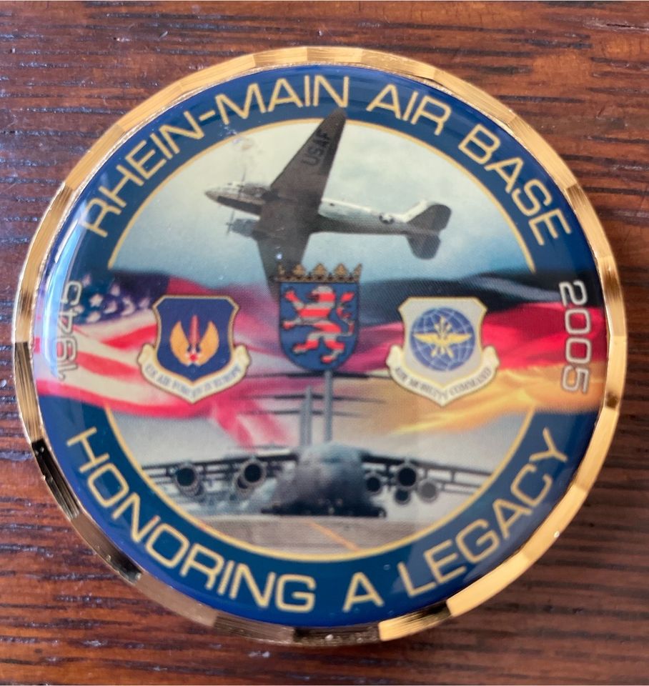 US Army / Air Force - Rhein Main Air Base Coin in Bad Endbach
