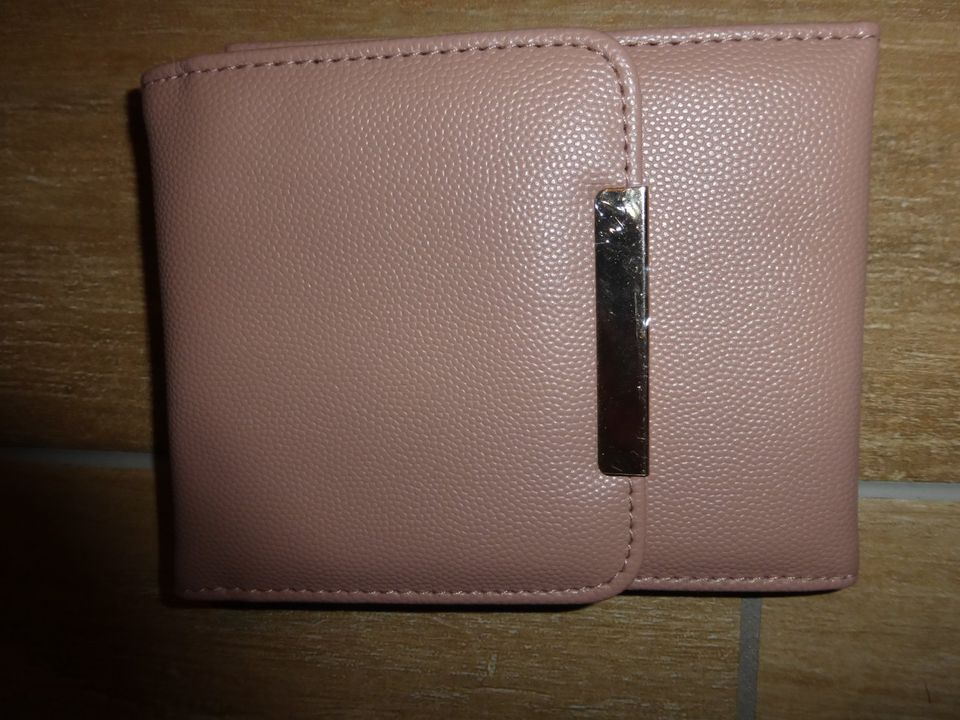 Tasche Umhängetasche Handtasche mit Geldbörse rosé NEU in Ronneburg