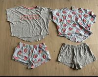 2er Set H&M Schlafanzug 134/140 Melone kurzarm Pyjama grau Sachsen - Olbernhau Vorschau