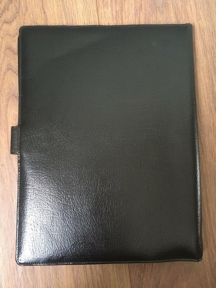 alte Schreibmappe Briefmappe Dokumentenmappe Ledermappe 1970er in Geeste