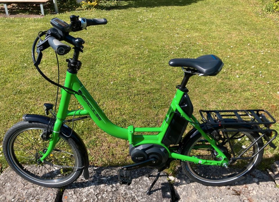 E-Bike Herkules Rob Fold F8 Alu Faltrad, grün in Munderkingen
