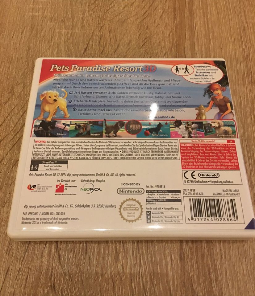 Nintendo 3DS - Pets Paradise Resort 3D in Neustadt a. d. Waldnaab