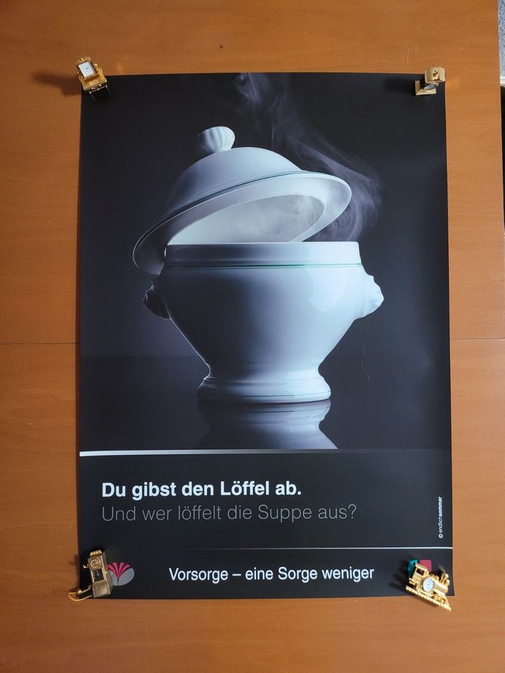 4 Poster Vorsorge - eine Sorge weniger Plakate Bilder Fotos in Berlin