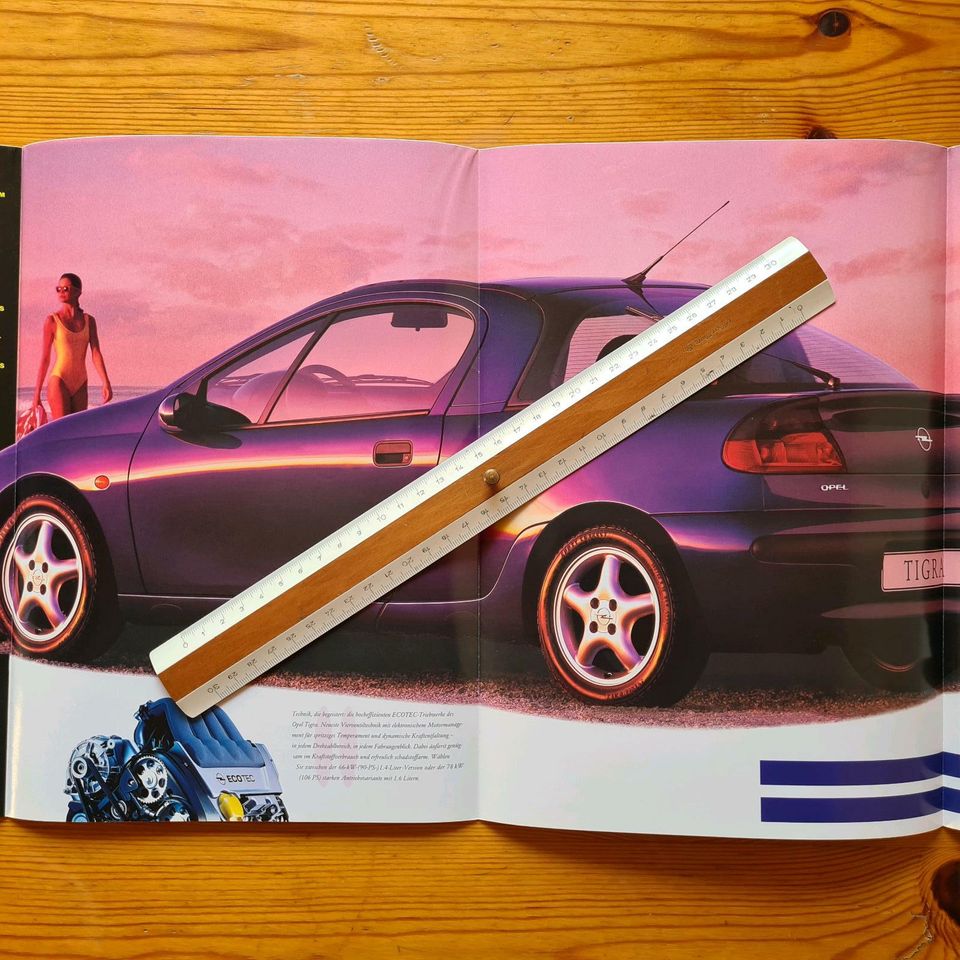 OPEL Tigra Prospekt Poster Preisliste 1,4 1,6 16 V 1994 in Leutenbach