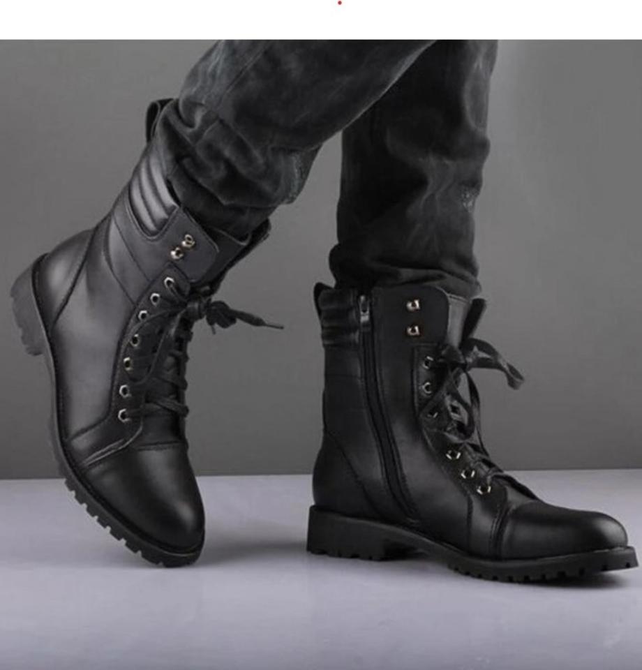 Herren Boots - Militärstiefel, Punk, Kampfstiefel NEU Gr. 46 in Ihlienworth