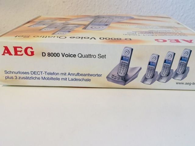 AEG D 8000 Voice Quattro Set mit Originalverpackung !! in Schömberg