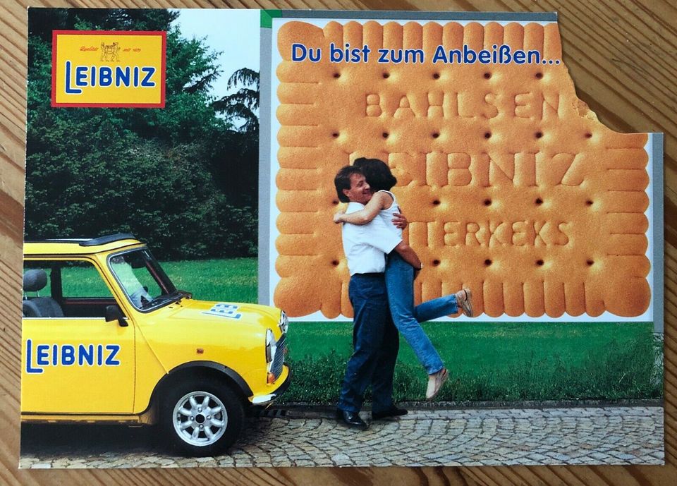 werbepostkarten     Leibniz   Du bist zum Anbeißen in Bremen