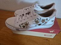 Sneaker von Mustang, weiß mit Stickerei, Größe 40, neuwertig Rheinland-Pfalz - Herxheim bei Landau/Pfalz Vorschau