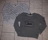 Pullover, Größe L / XL, Grau, Blumen, Love Nordrhein-Westfalen - Raesfeld Vorschau