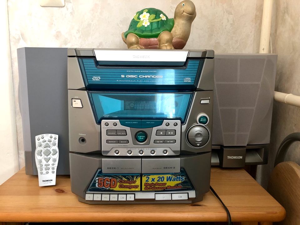 Thomson VTCD790 5 Disc Changer Kompaktanlage CD, Radio, MC in Brandenburg -  Wittenberge | Stereoanlage gebraucht kaufen | eBay Kleinanzeigen ist jetzt  Kleinanzeigen