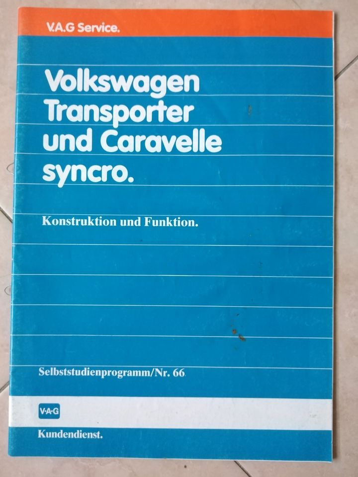 VW TRANSPORTER/CARAVELLE/SYNCRO, KONSTR. & FUNKTION, TYP 3 in Bischofsheim