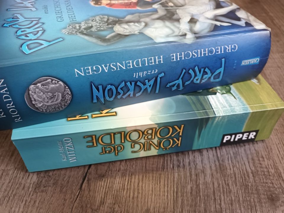 Buch ❤️ PERCY JACKSON Griechische Heldensagen + König der Kobolde in Magdeburg