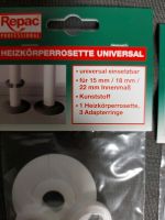 10 Stck universal Heizkörperrosette, 15,18 u.22mm, weiß, neu OVP Hannover - Döhren-Wülfel Vorschau