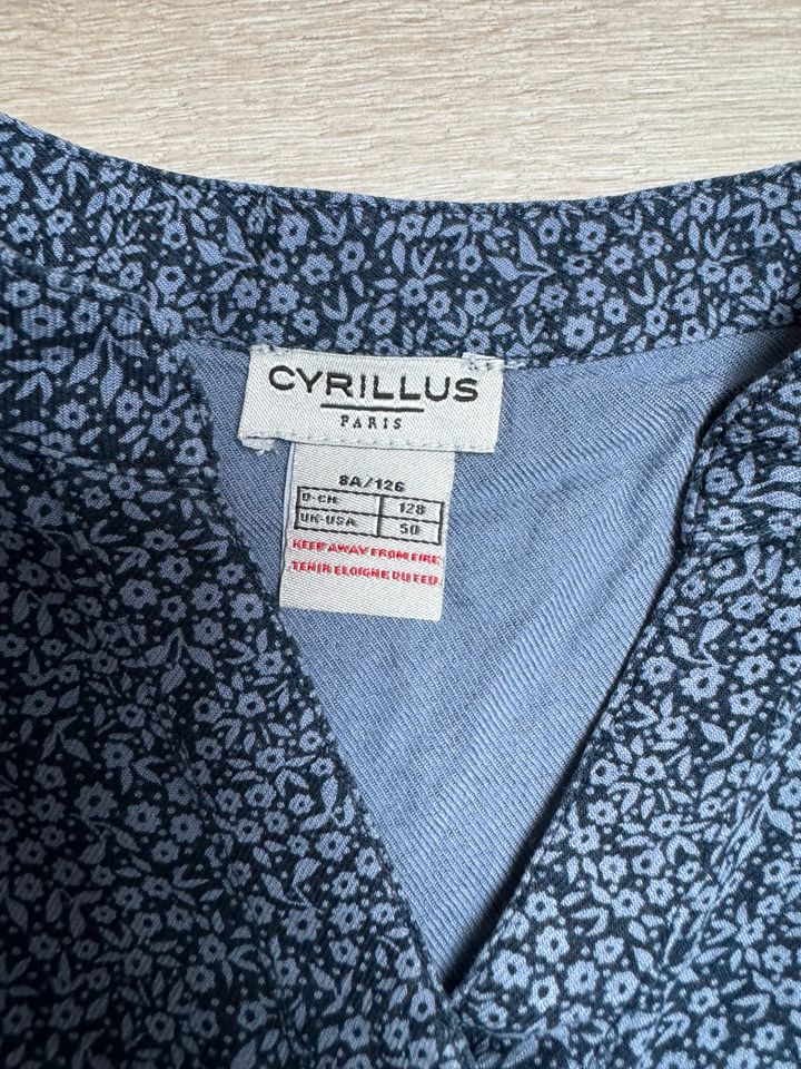 ➕Cyrillus Bluse, blau Streublümchen, Gr. 122/128♥️ in Glinde