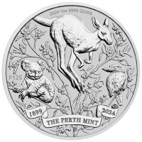 Silbermünze The Perth Mint 125. Jubiläum 2024 1 oz Silber 999.9 Niedersachsen - Fürstenau Vorschau