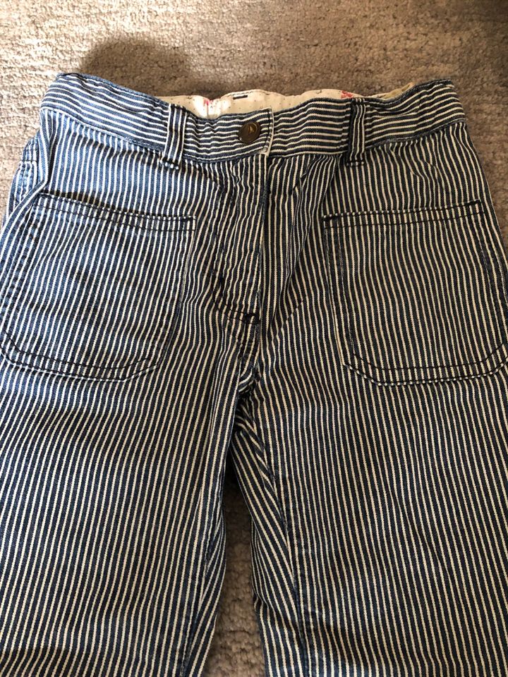 Petit bateau Hose blau/weiß gestreift in Laer