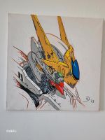 ORIGINAL Gemälde Gundam Barbatos Hessen - Kassel Vorschau