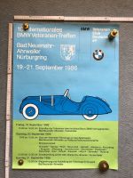 Plakat 10. Intern. BMW Veteranen-Treffen Bad Neuenahr 1986 Bremen - Oberneuland Vorschau