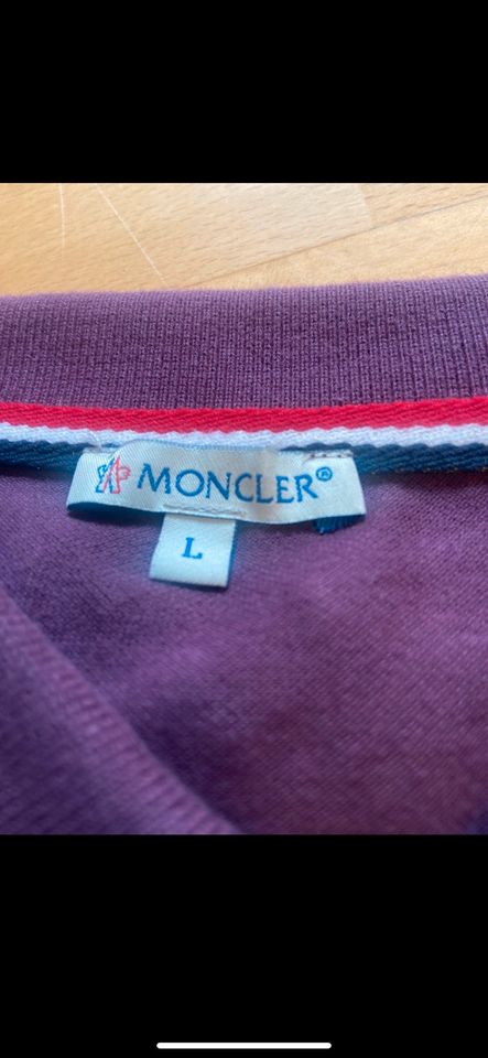 Moncler Polo Lila Größe L in Laatzen