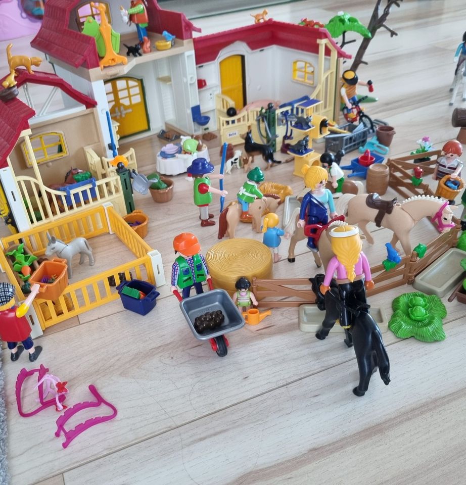 Playmobile Bauernhof mit diversen Figuren in Rastatt