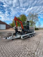 Minibagger ATLAS 2,7t ac25uf Komplettset inkl. Trailer 3,5t NEU Niedersachsen - Uplengen Vorschau