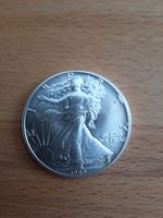 Silver One Dollar 1989 Schreitende Liberty Schleswig-Holstein - Harrislee Vorschau