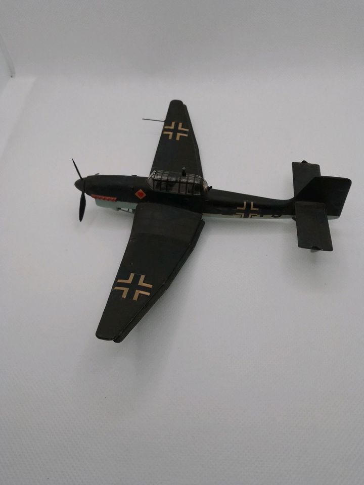 Flugzeugmodell JU-87G STUKA TANK BUSTER in Leun