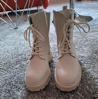 Boots, Beige. Kunstleder. Größe 37 Berlin - Steglitz Vorschau