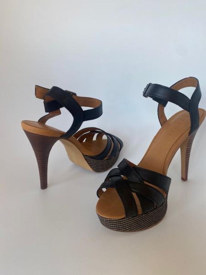 Esprit, High Heels, Plateau, Sandalette, Größe 39, schwarz in Bönnigheim