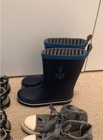 Gummistiefel dunkelblau mit Anker Gr 30 Hamburg-Mitte - Finkenwerder Vorschau