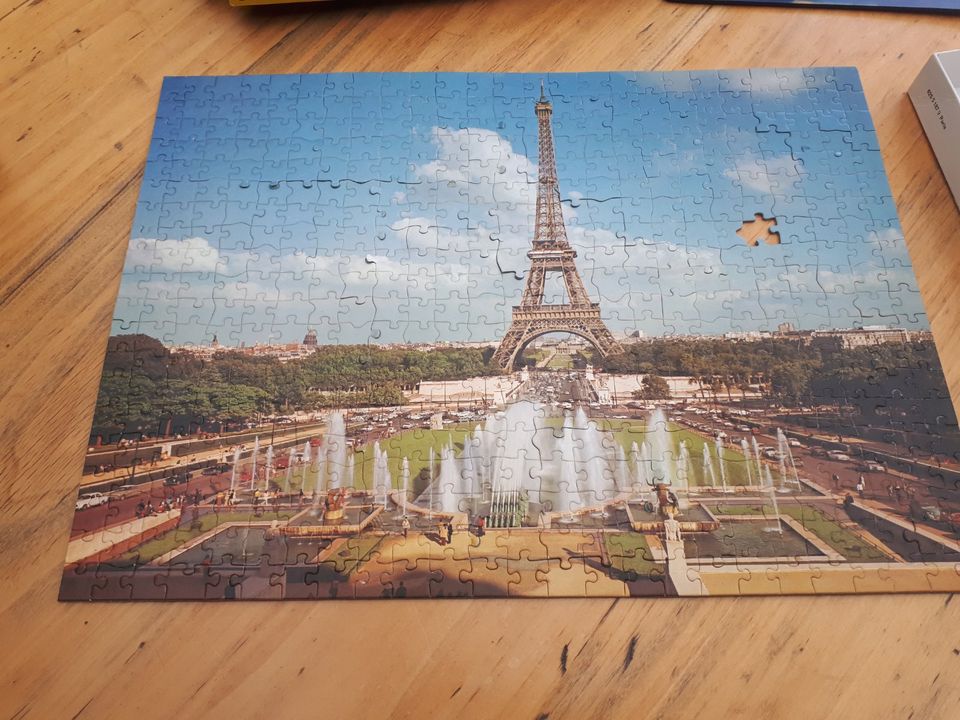 4x alte Puzzle, Landkarte Tom & Jerry Paris Ravensburger MB in Hamburg