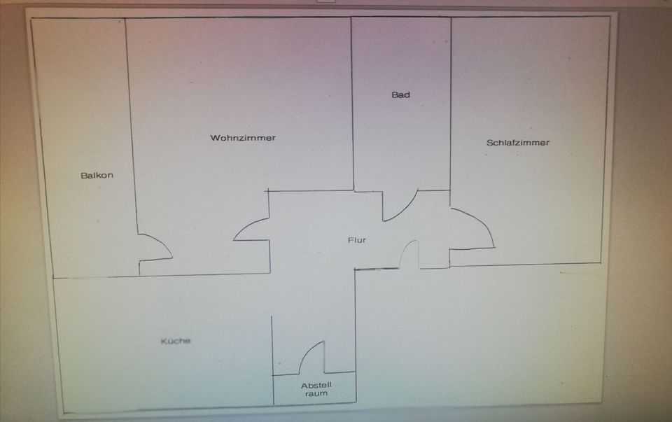 hochwertig sanierte Zweiraumwohnung in ruhiger Wohnlage in Detmold