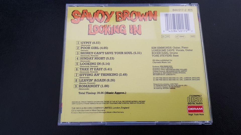 Savoy Brown ‎– Looking In in Berlin