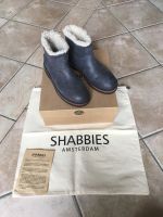 Shabbies Amsterdam, Ankle Boot Low, Schafwolle, Gr. 38, blau, neu Sachsen - Zwickau Vorschau