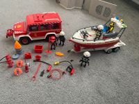 Feuerwehrauto mit Löschboot Playmobil Niedersachsen - Velpke Vorschau