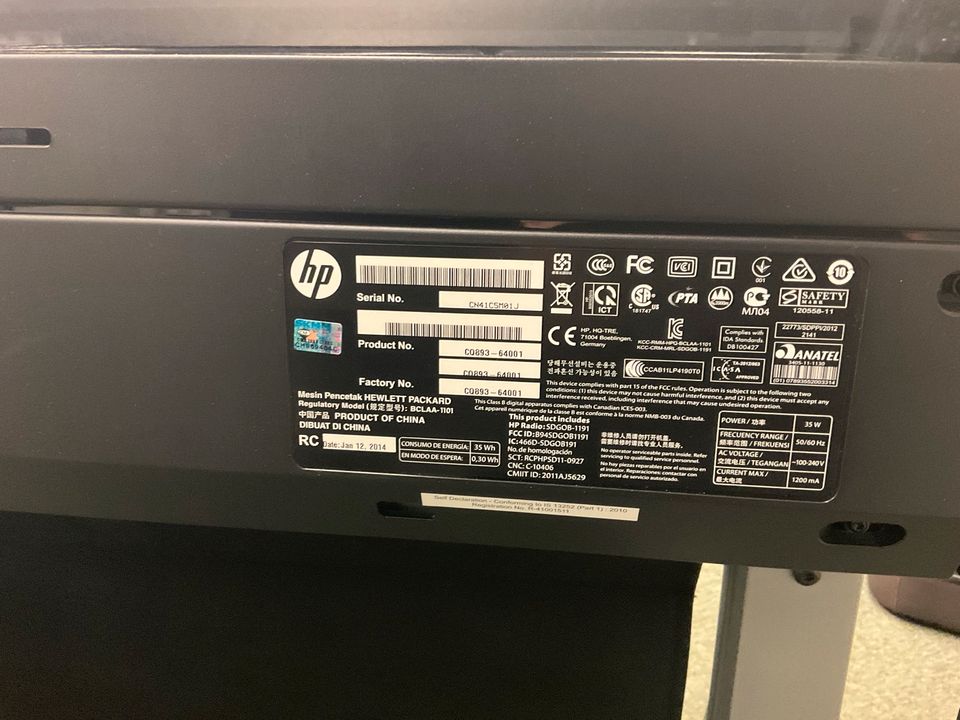 HP DesignJet T520 Drucker A1 610mm 24 Zoll Plotter mit Patronen E in Schwäbisch Hall