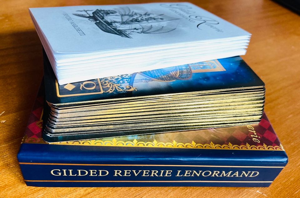 Gilded Reverie Lenormand Kartendeck + Anleitungsheft NEU in Baden-Baden