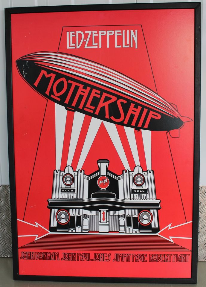 Led Zeppelin Mothership Poster in Spezial Rahmen in Lübeck