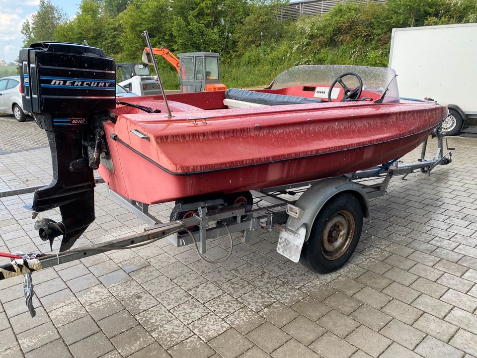 Fletcher Sportboot mit 65PS Mercury in Laichingen