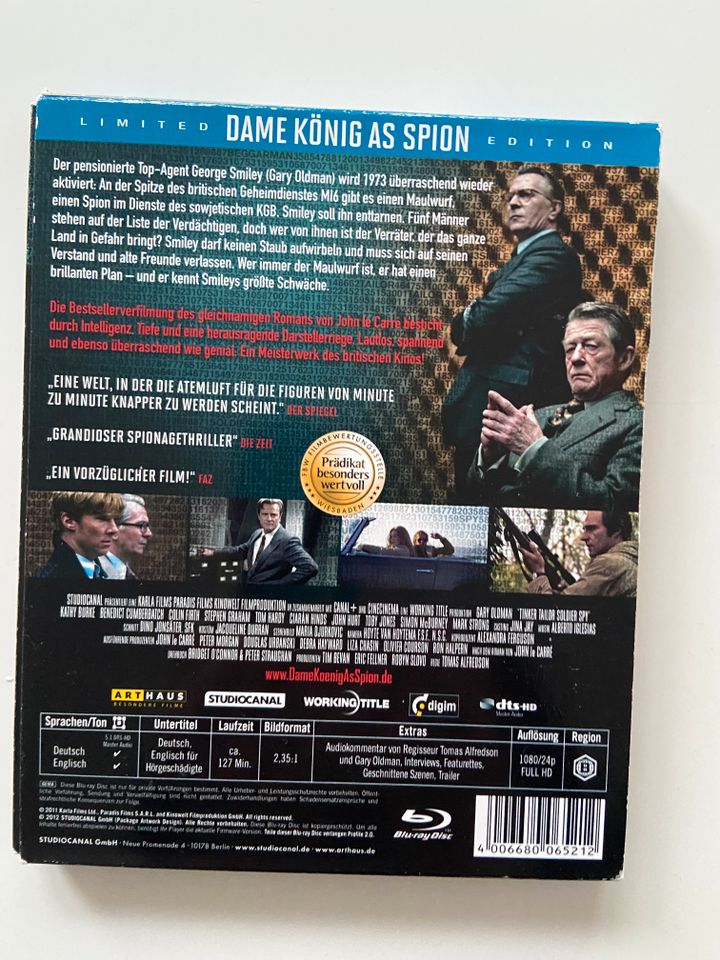 Blu-ray Dame König As Spion FSK 12 Gary Oldman 127 min in Kiel