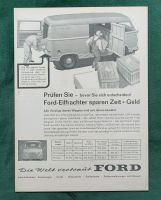 Ford Exilfrachter Kastenwagen Reklame 1959 Niedersachsen - Danndorf Vorschau