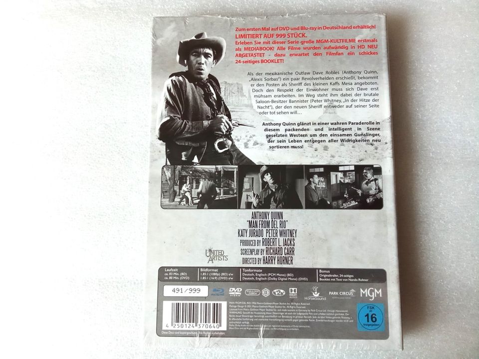 Der Mann von Del Rio - Mediabook - Blu-ray - Neu + OVP in Alsdorf